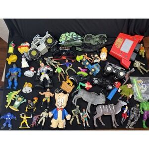 Lot Of Vintage To Modern Toys- Untested- 5 lbs